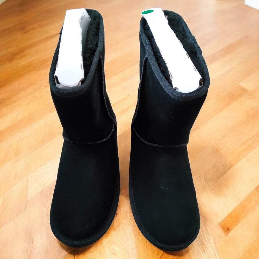 🔥Koolaburra by UGG Classic Short Womens  Black Winter Boots size 5W🔥 - Picture 5 of 12
